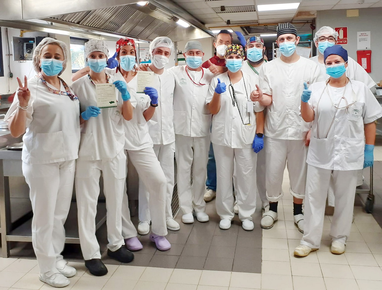 Menú especial por el Día de Andalucía a los enfermos del hospital de Motril